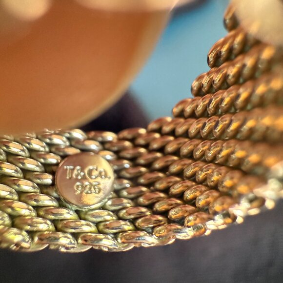 Tiffany & Co Somerset Mesh Ring - Picture 3 of 5